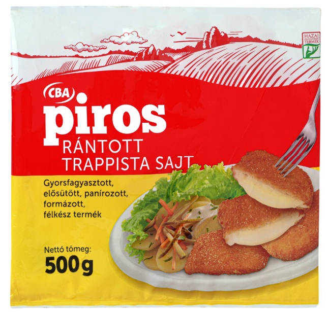 CBA Piros Rántott trappista sajt 500g